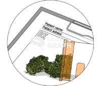 Rx medical marijuana zoom Icons, Symbols, Pictures, and Images